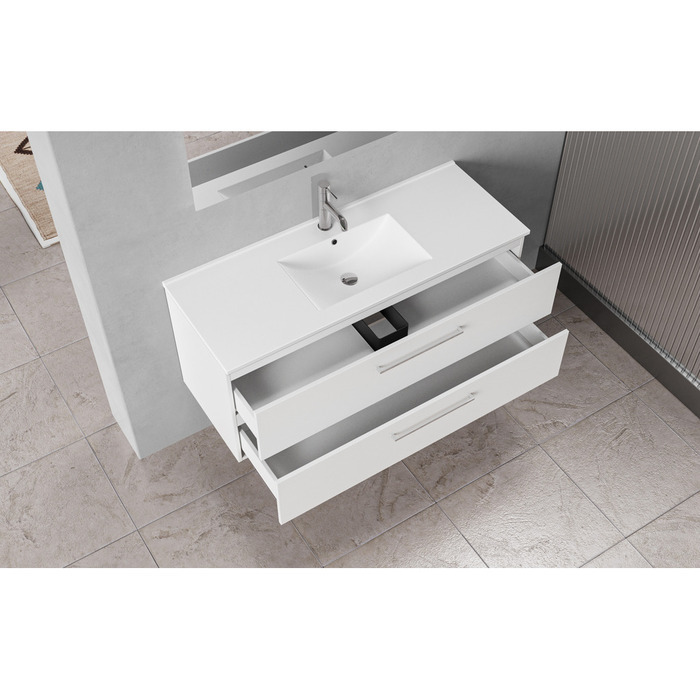 Milano underskab m/vask 120 cm hvid